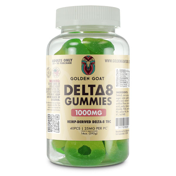 Delta 8 Gummies 1000mg – Apple Rings