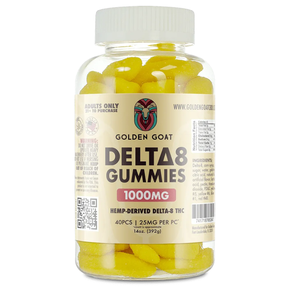 Delta 8 Gummies 1000mg – Banana