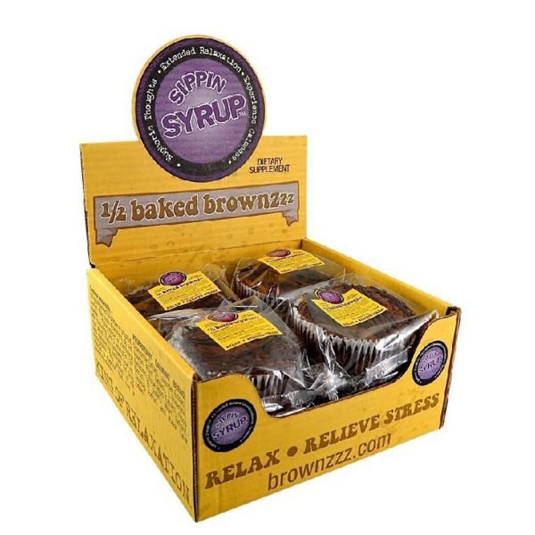 12PC DISPLAY – ½ Baked Brownzzz Relaxation Supplement