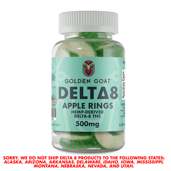 Delta 8 Gummies 500mg – Apple Rings