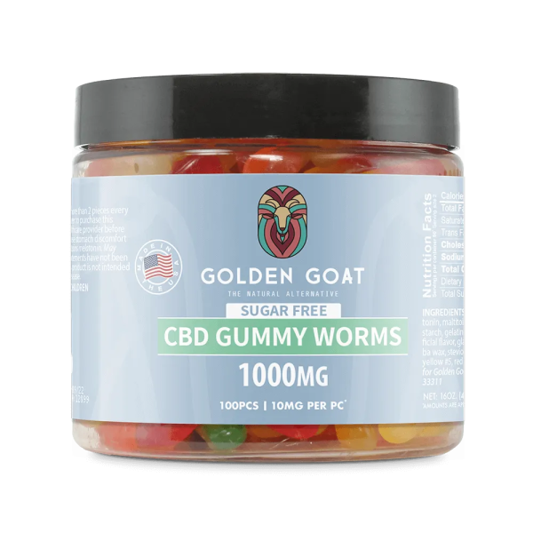 CBD Sugar Free Gummies 1000MG – Clear Worms